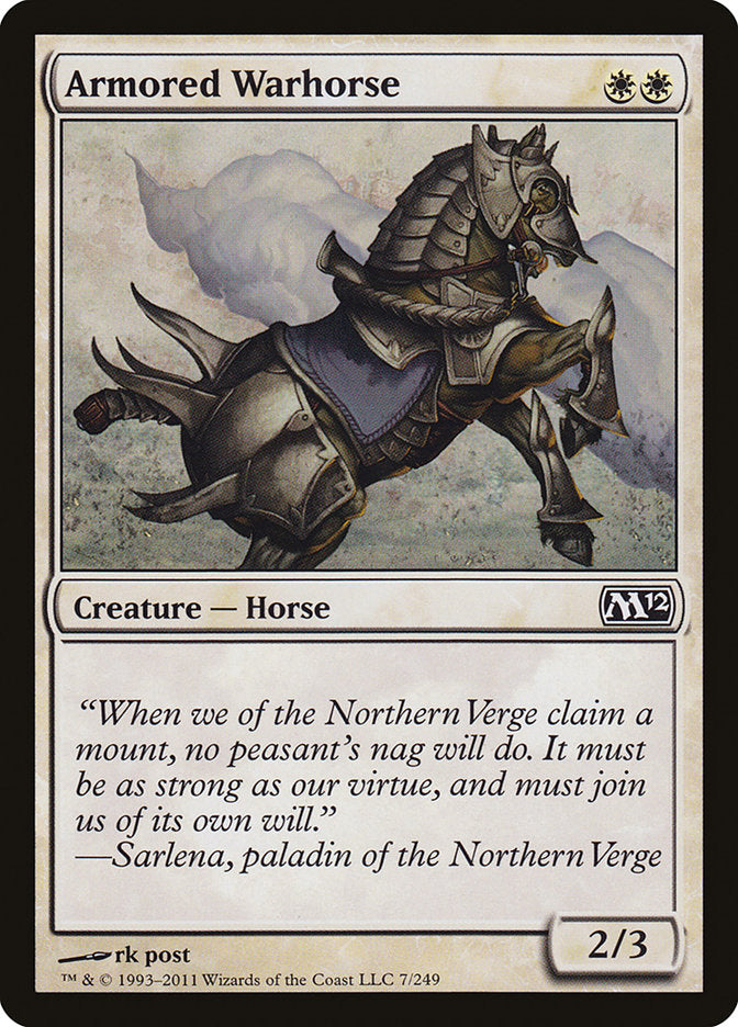 Armored Warhorse [Magic 2012] | Nerdhalla Games