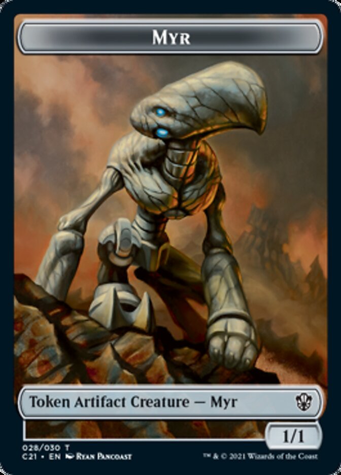 Myr // Treasure Token [Commander 2021 Tokens] | Nerdhalla Games