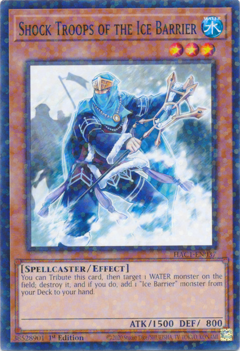 Shock Troops of the Ice Barrier (Duel Terminal) [HAC1-EN037] Common | Nerdhalla Games