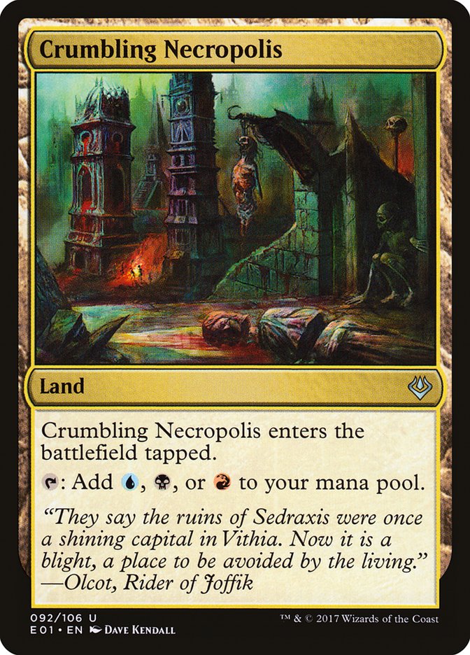 Crumbling Necropolis [Archenemy: Nicol Bolas] | Nerdhalla Games