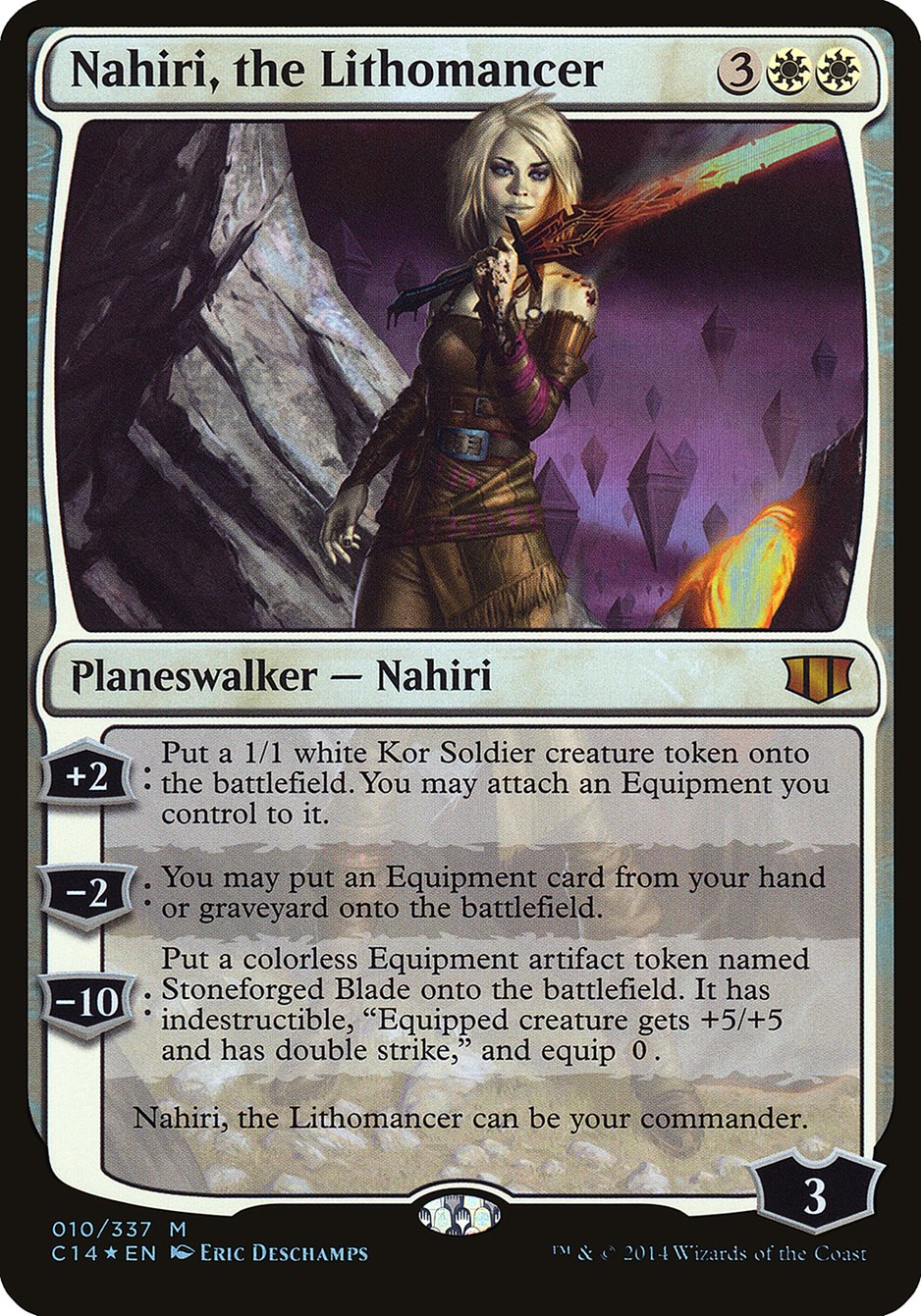 Nahiri, the Lithomancer (Oversized) [Commander 2014 Oversized] | Nerdhalla Games