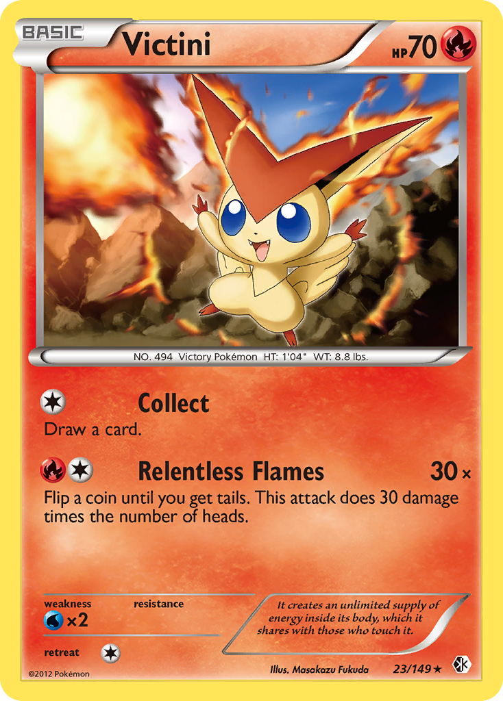 Victini (23/149) [Black & White: Boundaries Crossed] | Nerdhalla Games