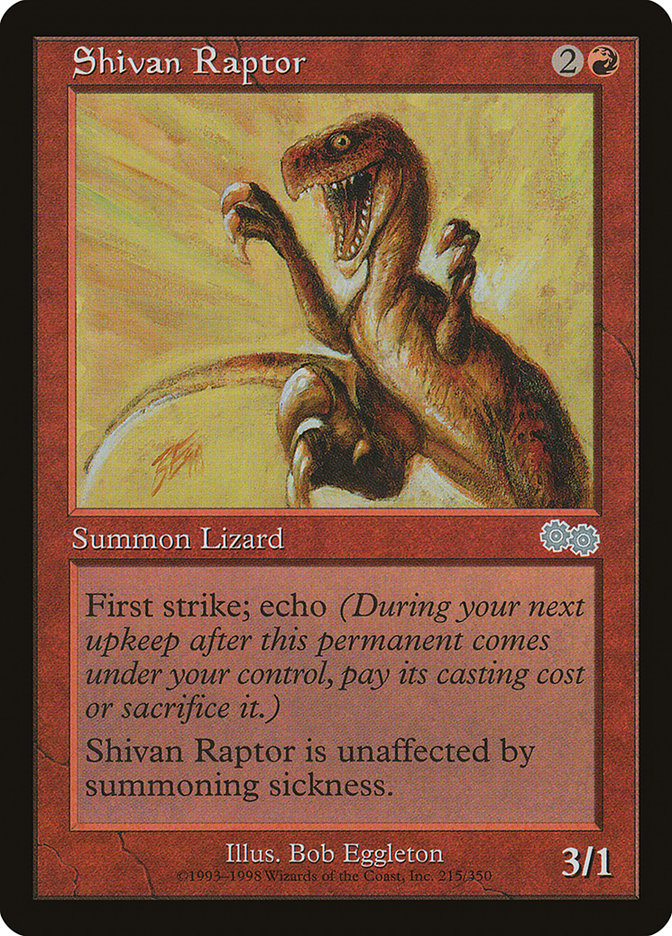 Shivan Raptor [Urza's Saga] | Nerdhalla Games