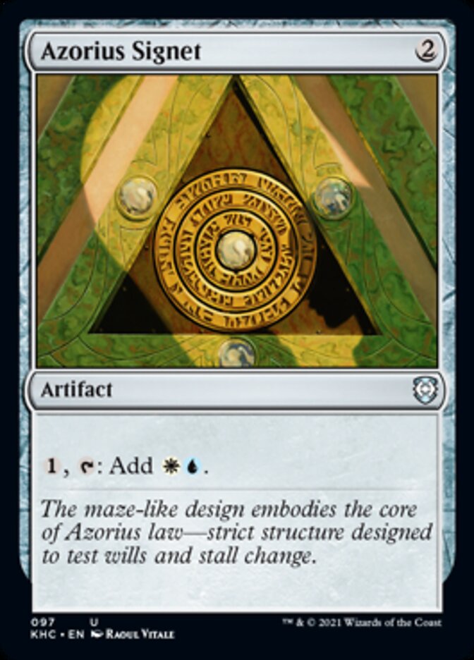 Azorius Signet [Kaldheim Commander] | Nerdhalla Games