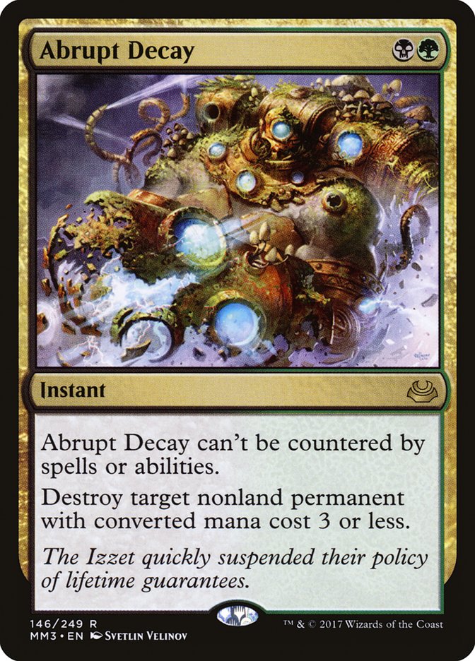 Abrupt Decay [Modern Masters 2017] | Nerdhalla Games