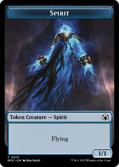 Spirit (9) // Spirit (13) Double-Sided Token [March of the Machine Commander Tokens] | Nerdhalla Games