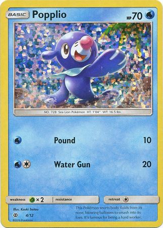 Popplio (4/12) [McDonald's Promos: 2017 Collection] | Nerdhalla Games