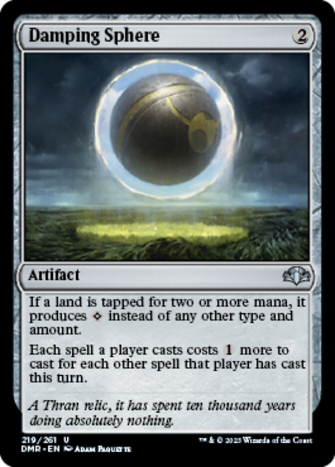 Damping Sphere [Dominaria Remastered] | Nerdhalla Games