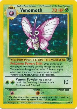 Venomoth (13/64) [Jungle Unlimited] | Nerdhalla Games