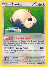 Snorlax (80/106) (Build-a-Bear Workshop Exclusive) [XY: Flashfire] | Nerdhalla Games