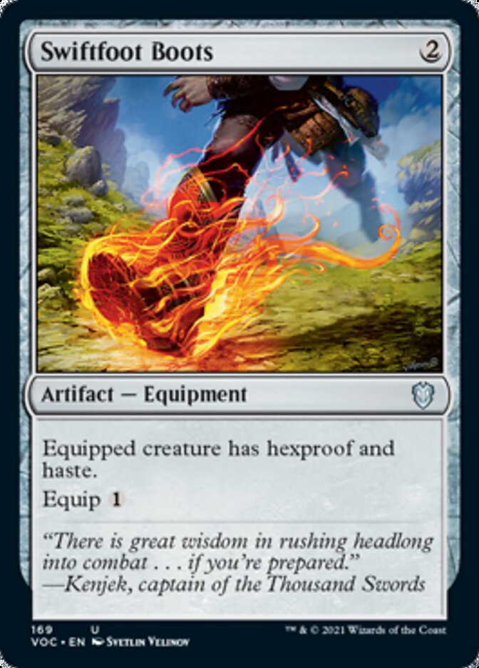 Swiftfoot Boots [Innistrad: Crimson Vow Commander] | Nerdhalla Games