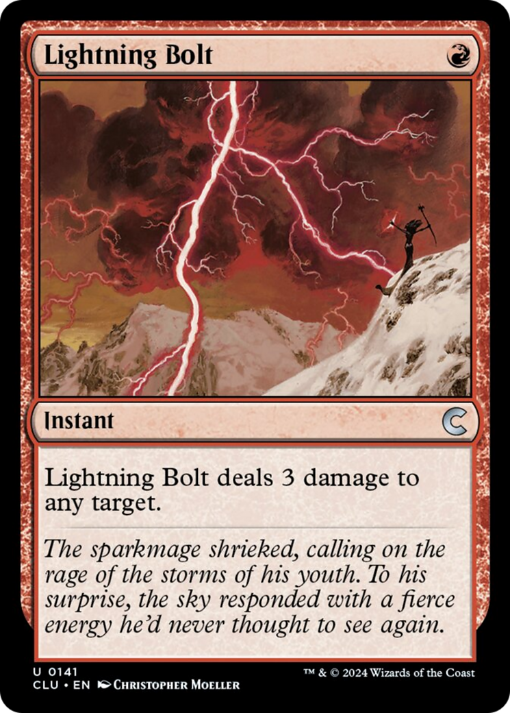 Lightning Bolt [Ravnica: Clue Edition] | Nerdhalla Games