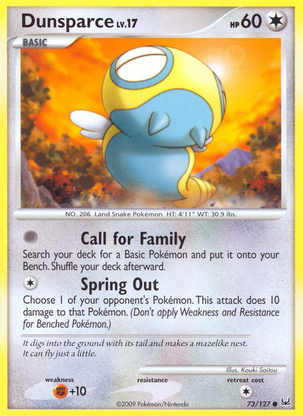 Dunsparce (73/127) [Platinum: Base Set] | Nerdhalla Games