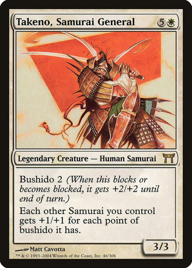 Takeno, Samurai General [Champions of Kamigawa] | Nerdhalla Games