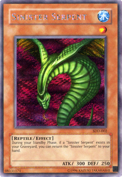 Sinister Serpent [SDD-002] Secret Rare | Nerdhalla Games