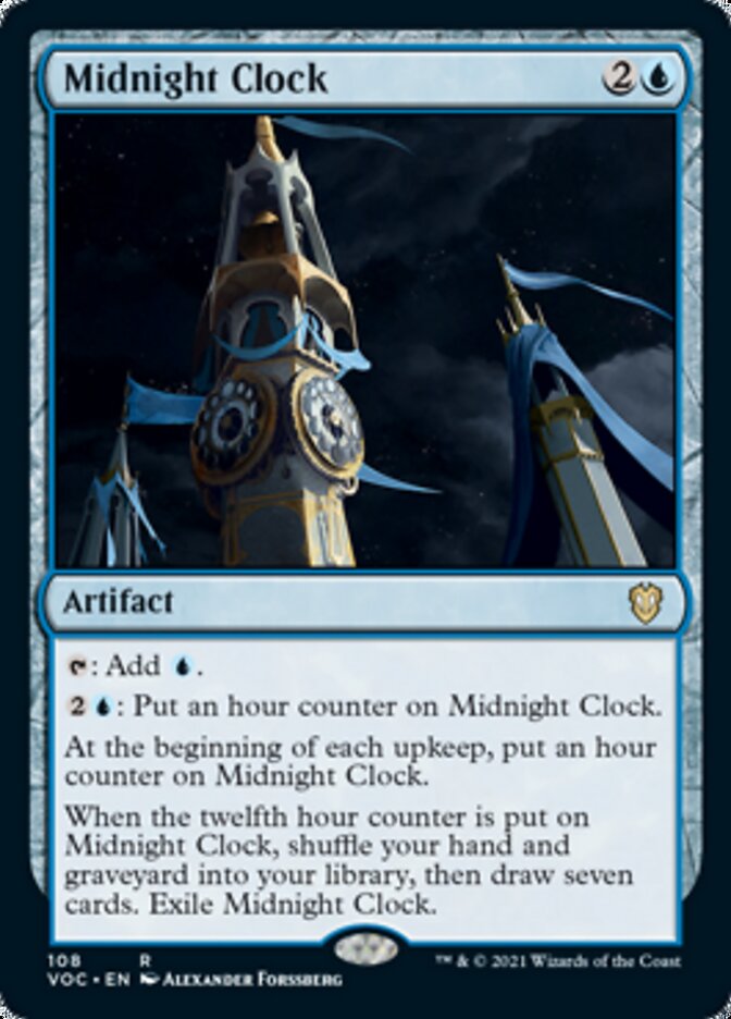 Midnight Clock [Innistrad: Crimson Vow Commander] | Nerdhalla Games