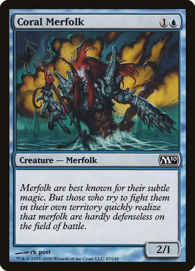 Coral Merfolk [Magic 2010] | Nerdhalla Games