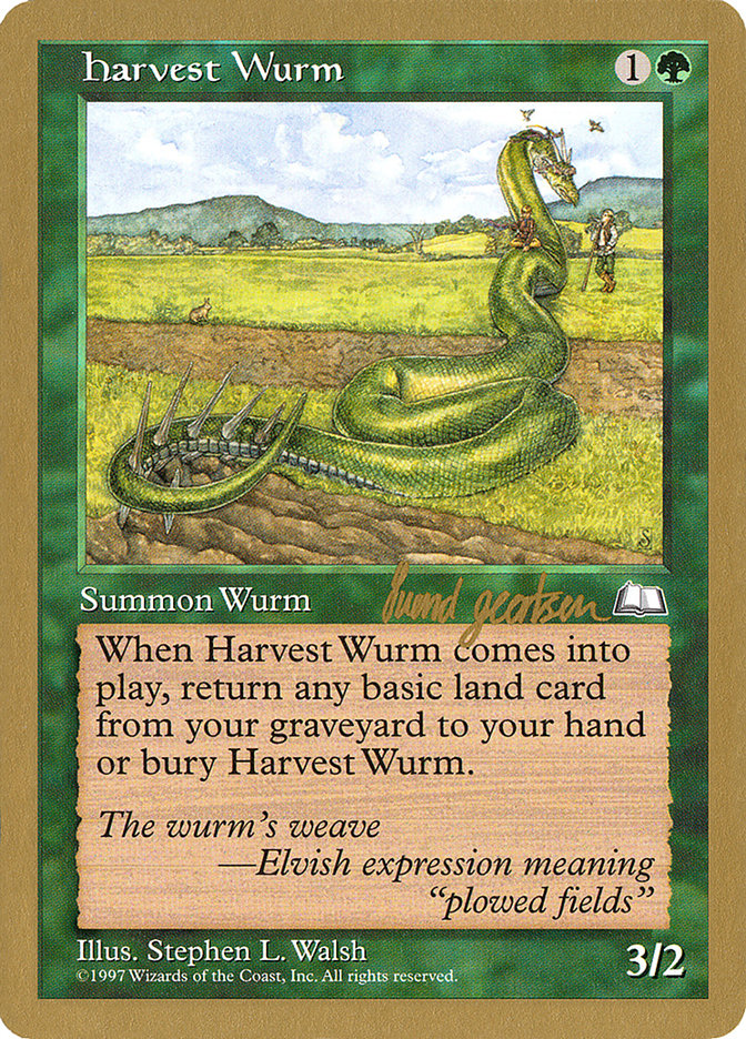 Harvest Wurm (Svend Geertsen) [World Championship Decks 1997] | Nerdhalla Games