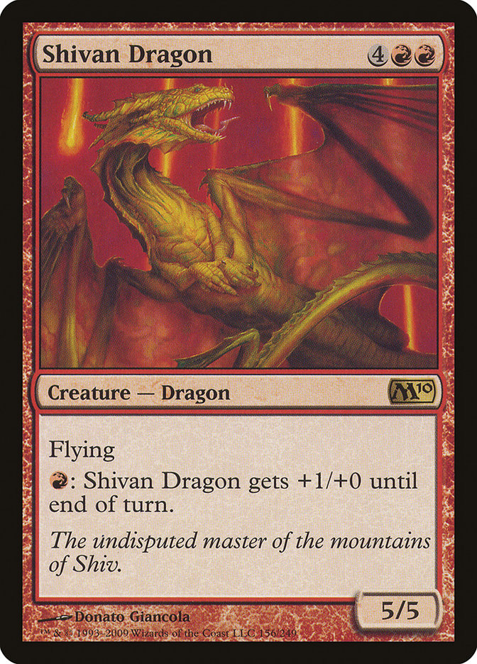 Shivan Dragon [Magic 2010] | Nerdhalla Games