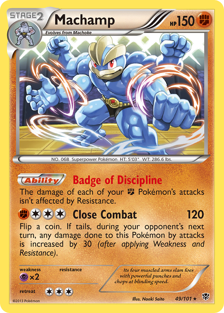 Machamp (49/101) [Black & White: Plasma Blast] | Nerdhalla Games