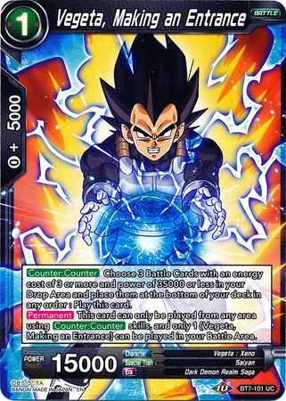 Vegeta, Making an Entrance [BT7-101] | Nerdhalla Games