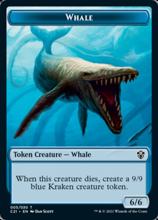 Beast (010) // Whale Token [Commander 2021 Tokens] | Nerdhalla Games