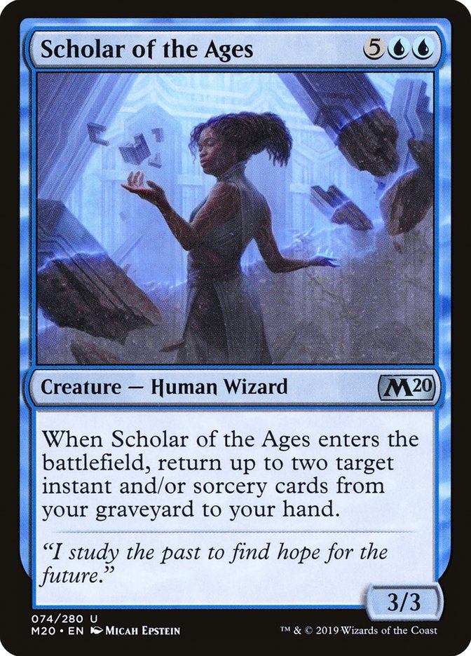 Scholar of the Ages [Core Set 2020] | Nerdhalla Games