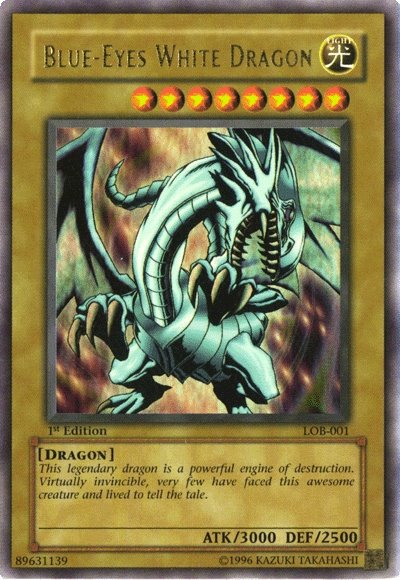 Blue-Eyes White Dragon [LOB-001] Ultra Rare | Nerdhalla Games