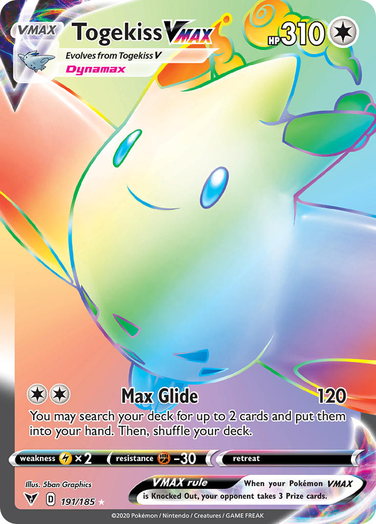 Togekiss VMAX (191/185) [Sword & Shield: Vivid Voltage] | Nerdhalla Games