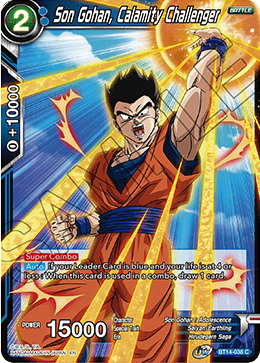 Son Gohan, Calamity Challenger (BT14-038) [Cross Spirits] | Nerdhalla Games