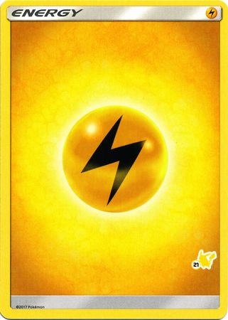 Lightning Energy (Pikachu Stamp #21) [Battle Academy 2020] | Nerdhalla Games