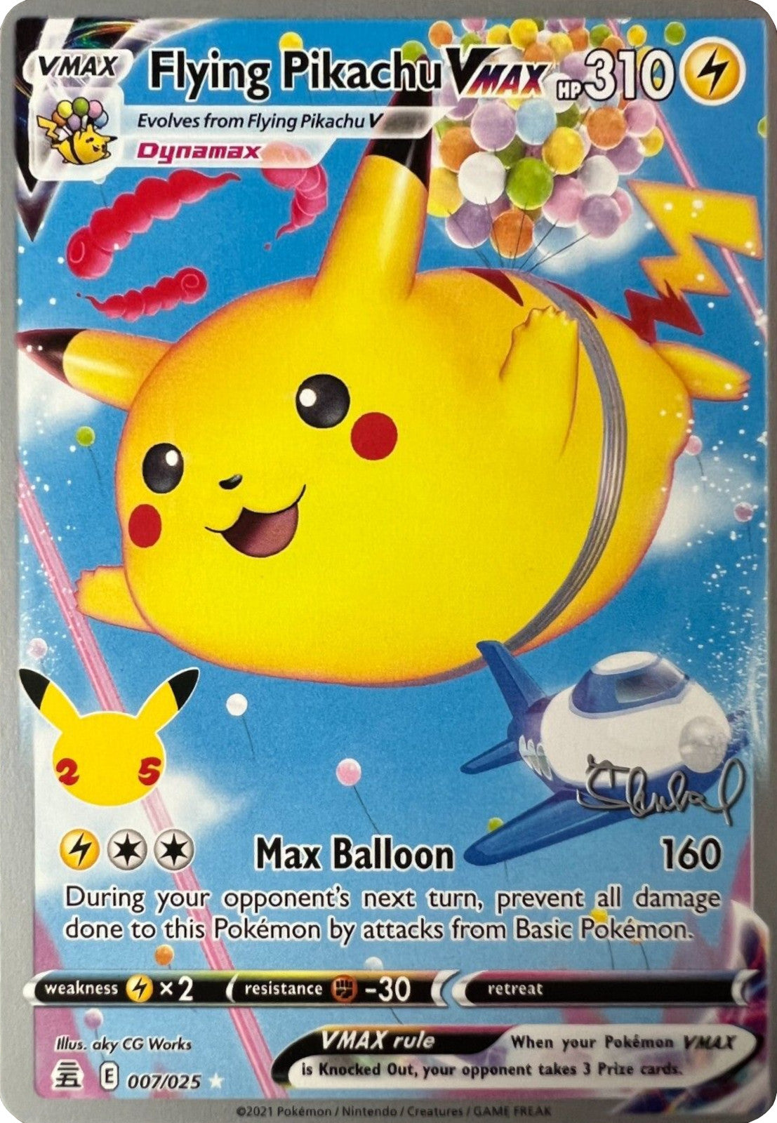 Flying Pikachu VMAX (007/025) (ADP - Ondrej Skubal) [World Championships 2022] | Nerdhalla Games