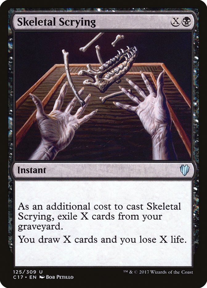 Skeletal Scrying [Commander 2017] | Nerdhalla Games