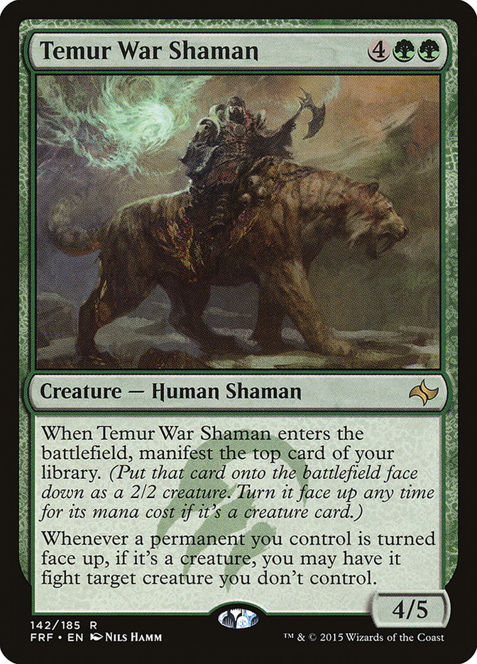 Temur War Shaman [Fate Reforged] | Nerdhalla Games