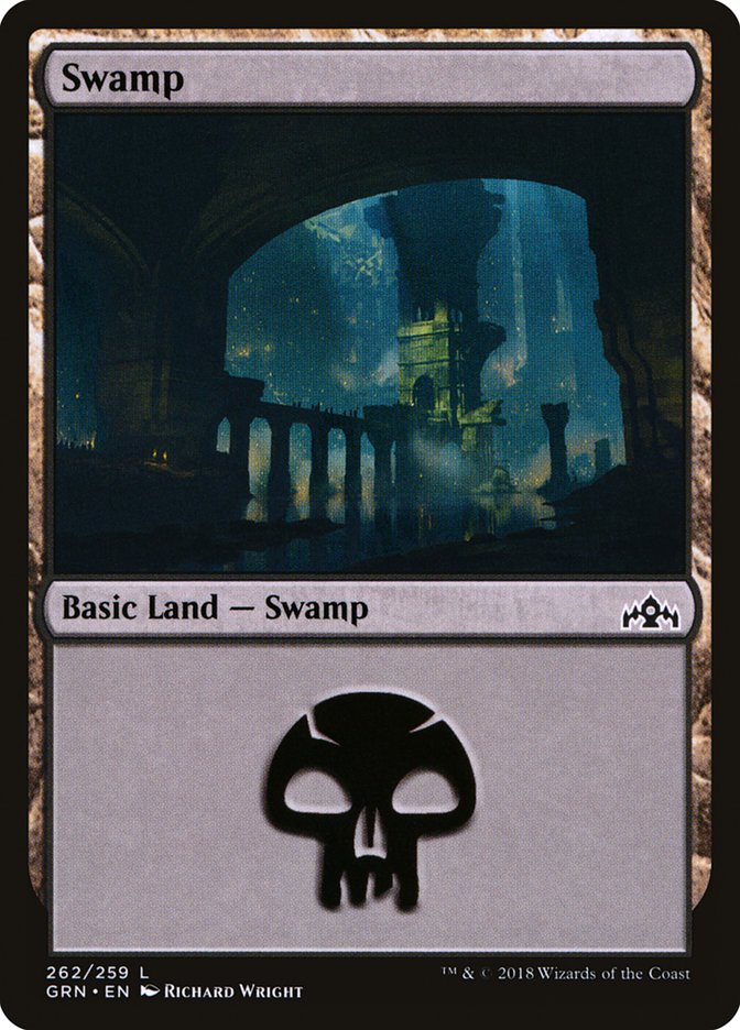 Swamp (262) [Guilds of Ravnica] | Nerdhalla Games