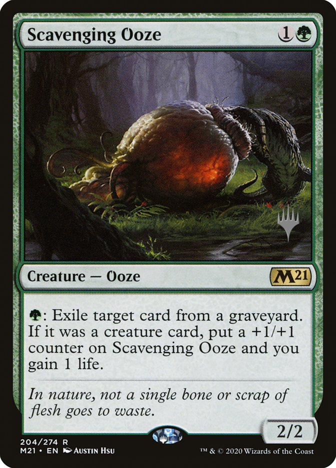 Scavenging Ooze (Promo Pack) [Core Set 2021 Promos] | Nerdhalla Games