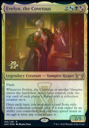 Evelyn, the Covetous [Streets of New Capenna Prerelease Promos] | Nerdhalla Games