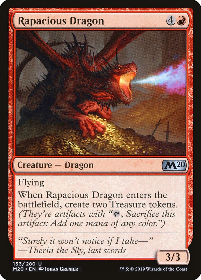 Rapacious Dragon [Core Set 2020] | Nerdhalla Games