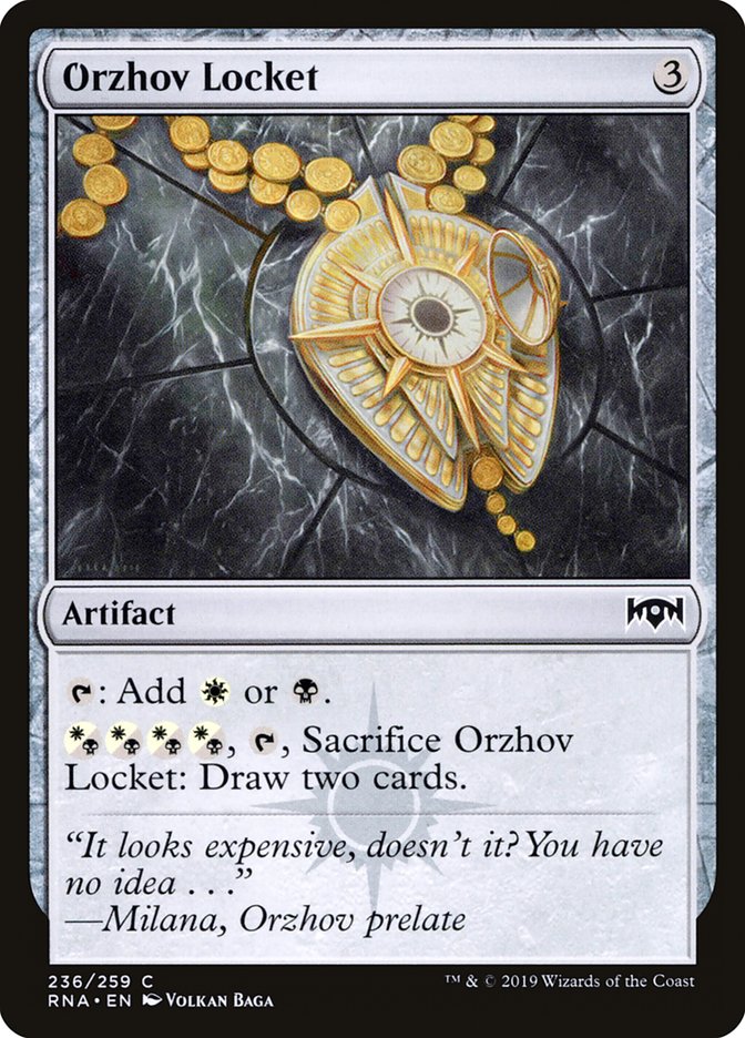 Orzhov Locket [Ravnica Allegiance] | Nerdhalla Games