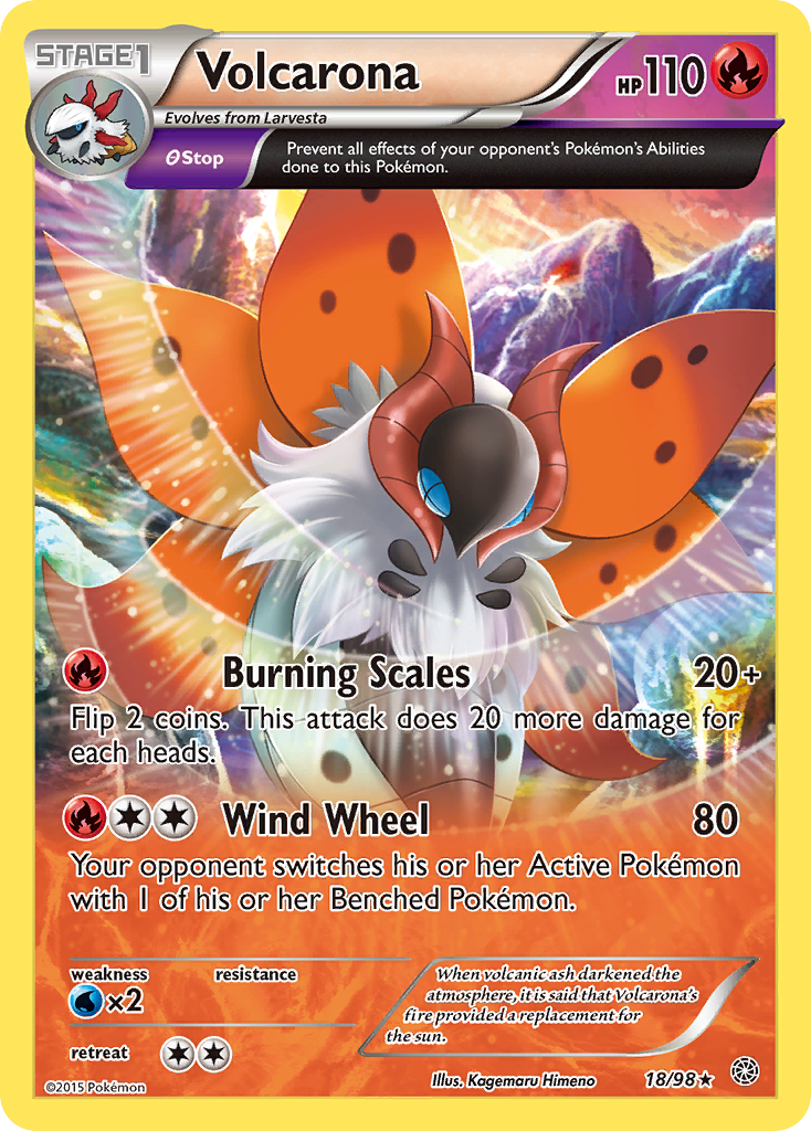 Volcarona (18/98) [XY: Ancient Origins] | Nerdhalla Games