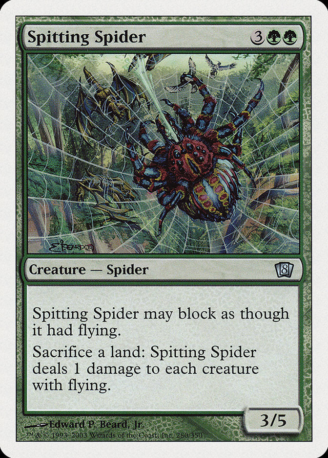 Spitting Spider [Eighth Edition] | Nerdhalla Games