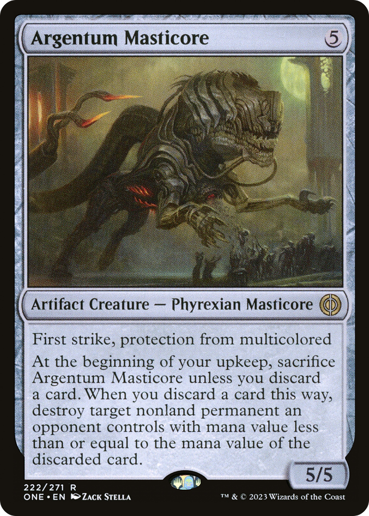 Argentum Masticore [Phyrexia: All Will Be One] | Nerdhalla Games