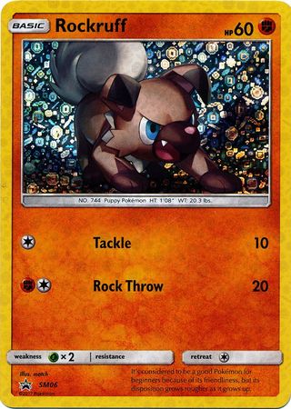 Rockruff (SM06) (General Mills Promo) [Sun & Moon: Black Star Promos] | Nerdhalla Games