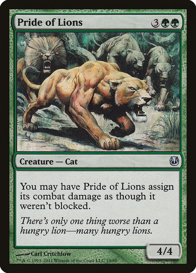 Pride of Lions [Duel Decks: Ajani vs. Nicol Bolas] | Nerdhalla Games