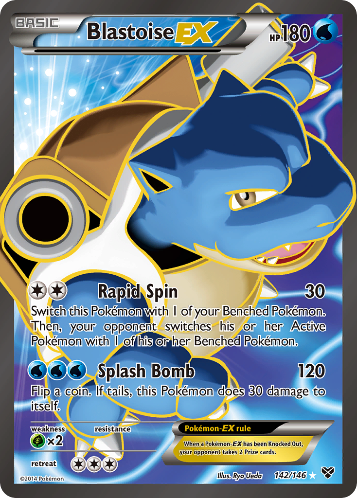 Blastoise EX (142/146) [XY: Base Set] | Nerdhalla Games