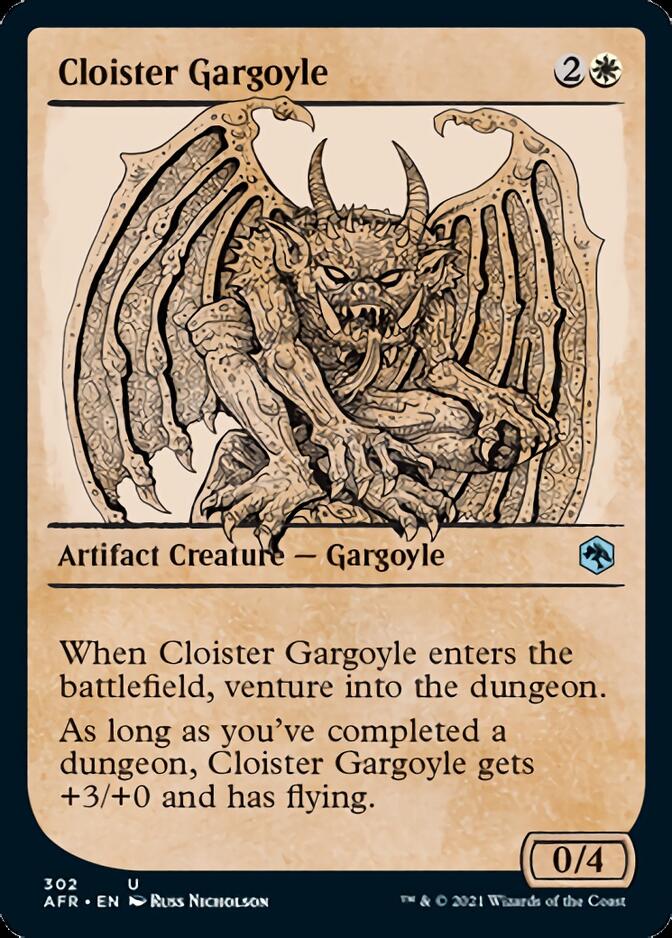 Cloister Gargoyle  (Showcase) [Dungeons & Dragons: Adventures in the Forgotten Realms] | Nerdhalla Games