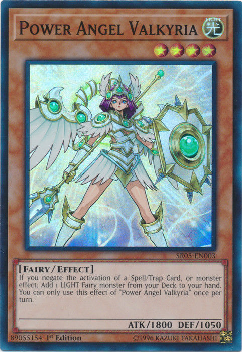 Power Angel Valkyria [SR05-EN003] Super Rare | Nerdhalla Games