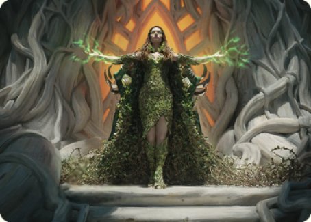 Titania, Voice of Gaea Art Card [The Brothers' War Art Series] | Nerdhalla Games