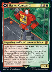 Blaster, Combat DJ // Blaster, Morale Booster [Universes Beyond: Transformers] | Nerdhalla Games