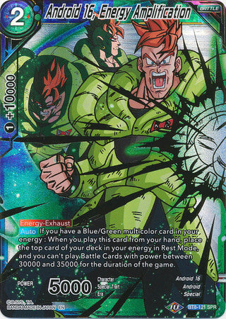 Android 16, Energy Amplification (SPR) [BT8-121] | Nerdhalla Games